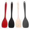 Food Grade Silicone Spoon Spatula Heat Resistant Cooking Spoon Nonstick Baking Scraper Stirring Scooping Salad Mixing Spoon