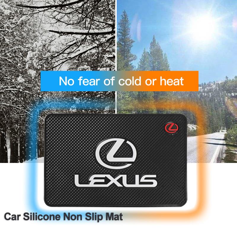 Car Dashboard Non Slip Mat Sticky Silicone Pad Auto Interior For Lexus RX300 IS200 IS250 ES350 Ct200h UX250h NX300h RX350 ES300h