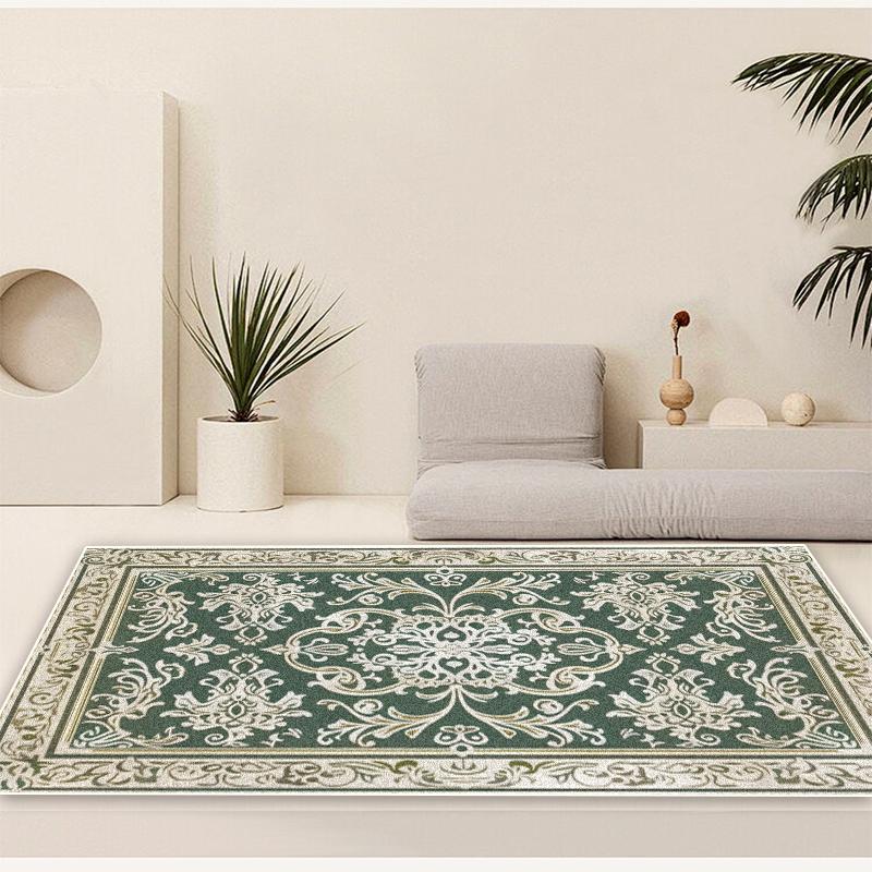 America Style Classical Carpet Living Room Boho Decoration Home Easy Clean Rugs Bedroom Bathroom Lint-free Non-slip Floor Mats