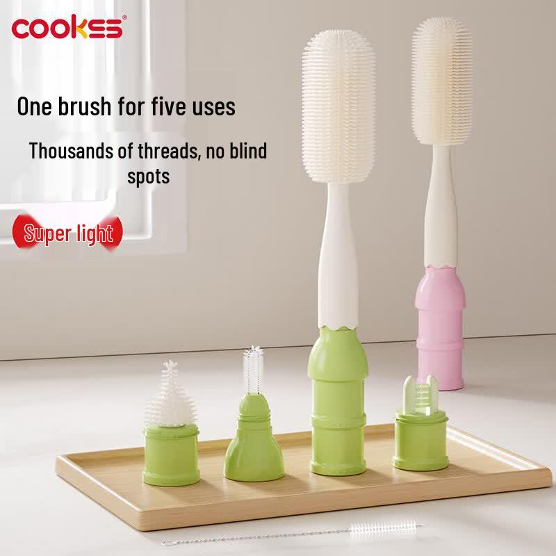 COOKSS Baby Bottle Cleaning Brush Set