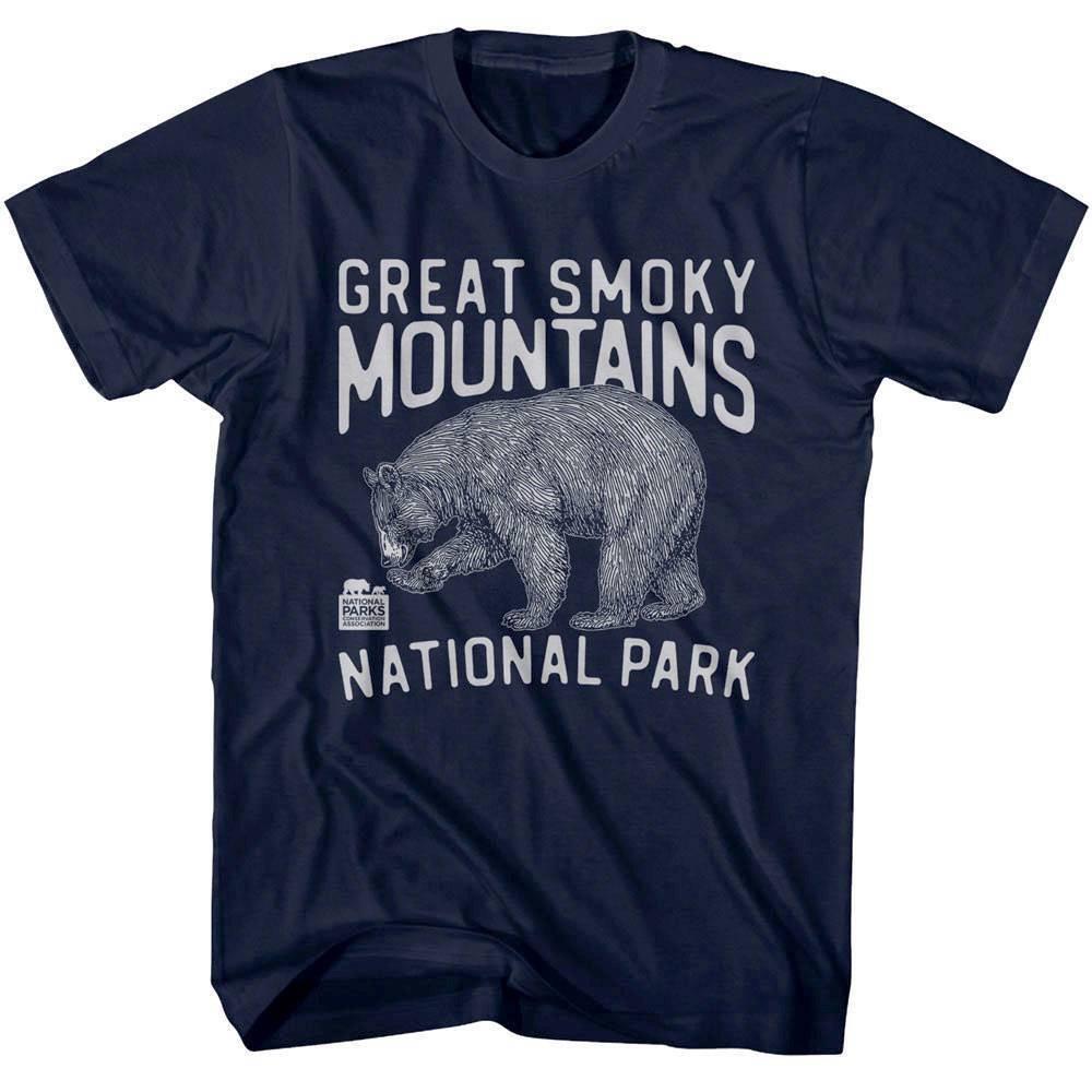 Great Smoky Mountains Bear Men T Shirt S