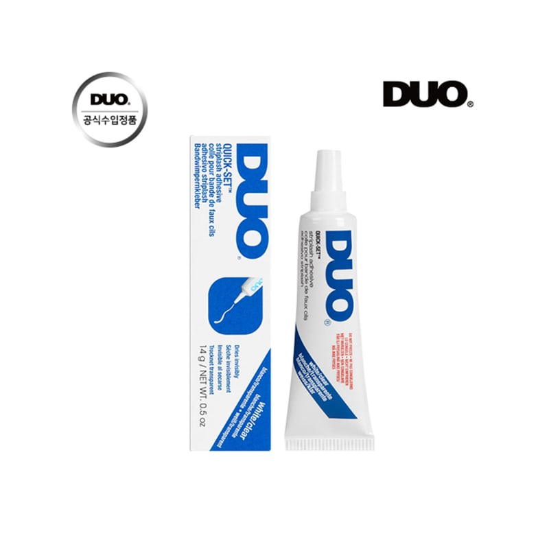 Duo Quickset Eyelash Adhesive Clear Tube 14g