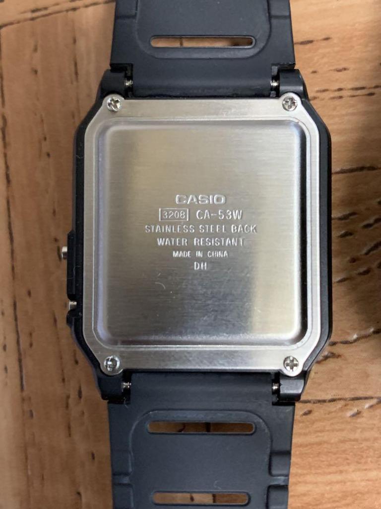 [USED] CASIO CA-53W Calculator Wristwatch, Black
