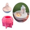 Animal Candlesticks Silicone Mould Cute Frog Candle Holder Concrete Resins Molds