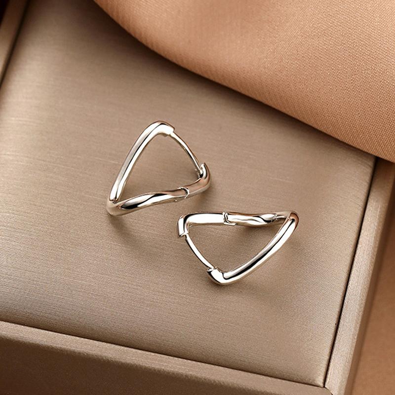 Hoop Earrings Fashion Geometry Exquisite Earrings New Niche Design Party Wedding Jewelry Gifts