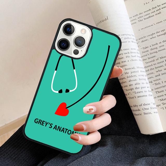 American TV Greys Anatomy Phone Case Back Cover for iPhone 17 Air 16 15 14 13 11 12 Pro Max Plus Fundas Coque