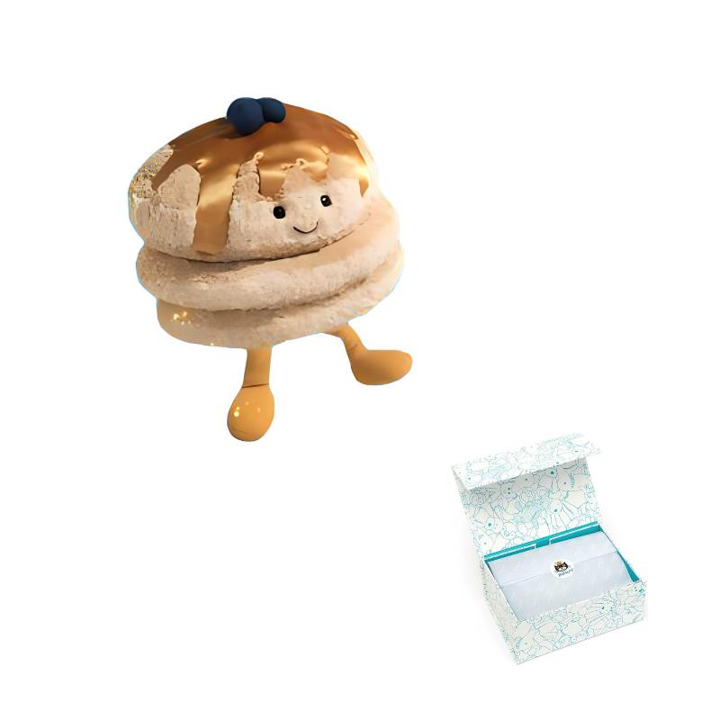 Jellycat Gourmet Collection Pancake Dolls Plush Doll Small Size High