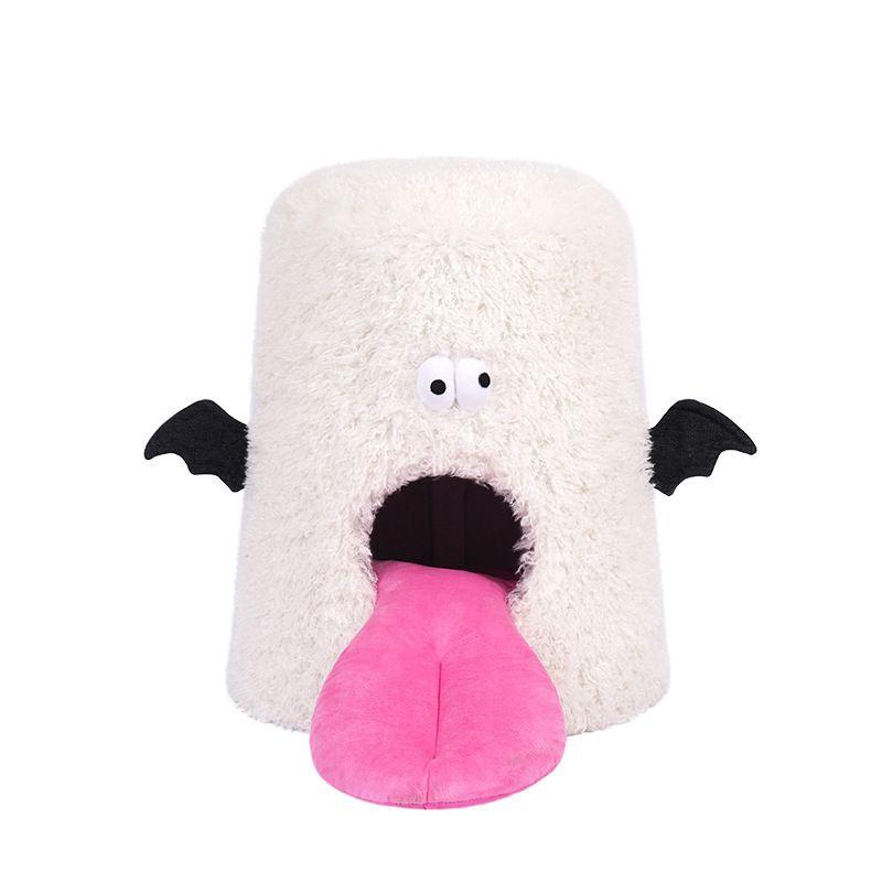 

Кошачий домик для укрытия, полностью закрытые бархатные кровати для кошек, съемная мебель для домашних животных на Хэллоуин, принадлежности для дрессировки кошек, аксессуары для декора L60XW58XH50CM