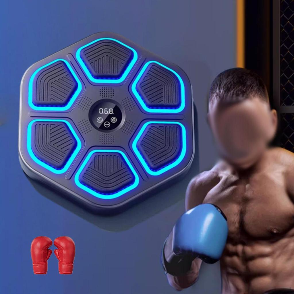 Boxing Training Machine Trainer with Gloves, Punching Equipment for Fitness