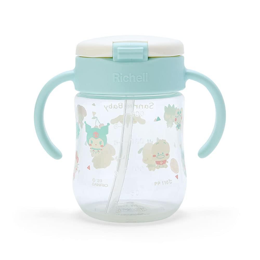 Sanrio (SANRIO) Sanrio Characters Richel Polypropylene (PP) Straw Mug Fruit (Sanrio Baby) 693642