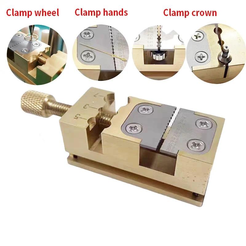 Horloge Reparatie Fixture Tangen Horloge Collet Aanspanningstool Horloge Kop Houder Tafelklem Wijzerbuis Klem Horloge Reparatie Gereedschap