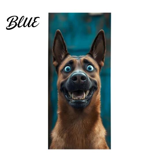 Pegatina Contenedor Cubo de Basura de Animales Divertidos Pegatina de Dibujos Animados Pegatina Autoadhesiva de PVC Colorida Decal Decorativo Impermeable Caras Lindas Pegatinas Gato Perro para Contenedor con Ruedas