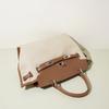 Hot-selling leather handbag high value lock linen travel lightweight large capacity women's backpack