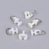 20Pcs T-Shaped Track Plastic Buckle Bead Curtain Track Hook Window Decoration Hardware Accessories