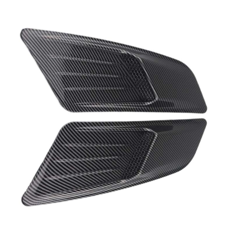 Car Front Engine Hood Trim Bonnet Vent Intake Air Flow Cover Decoration Accessories