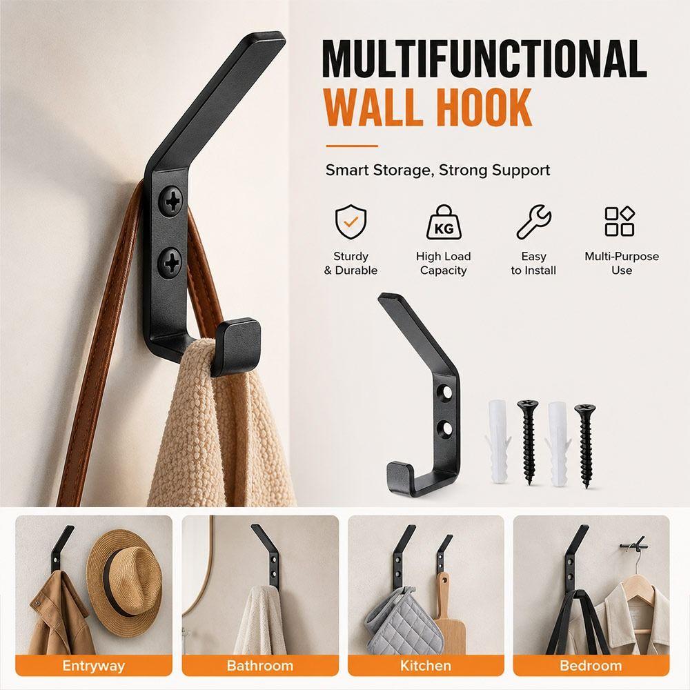 Load Bearing Utility Wall Hooks Rust Resistant Tool Hanging New Skateboard Wall Rack  Home Storage
