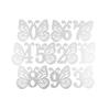 Butterfly Number Die, Scrapbooking Butterfly Die Cut, Metal Cutting Dies for Birthday Card Making Photo Album Embossing DIY Paper Crafts