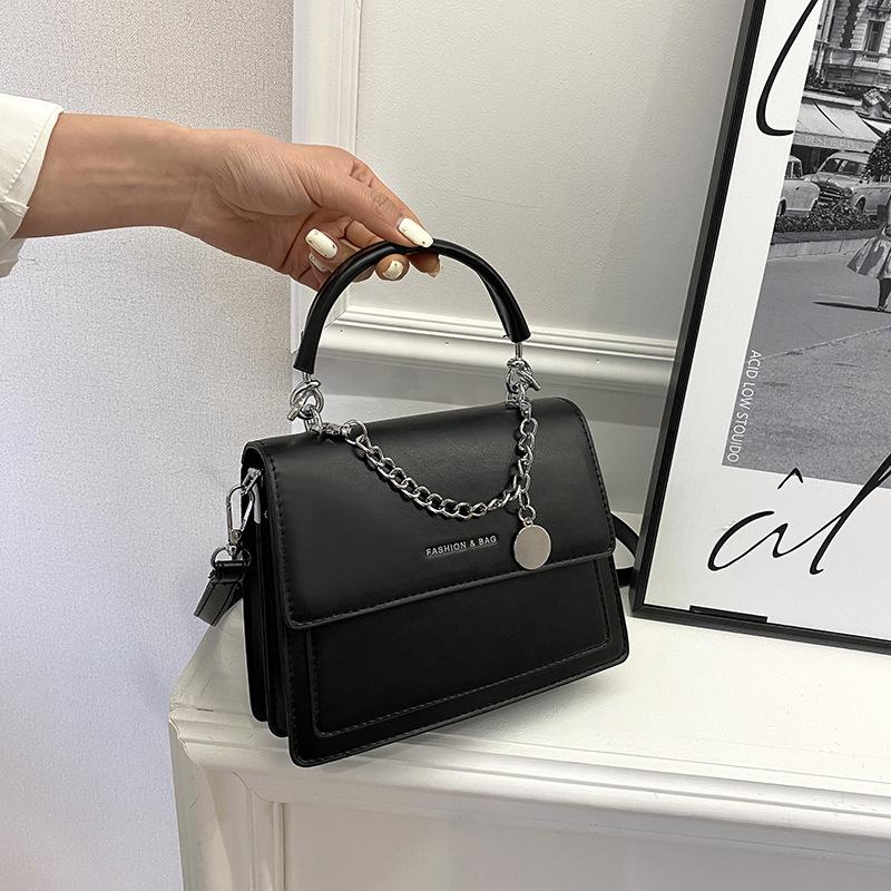 Bag Women's New Women's Bag Fashion Trend Chain Shoulder Bag Simple Texture Messenger Bag Women