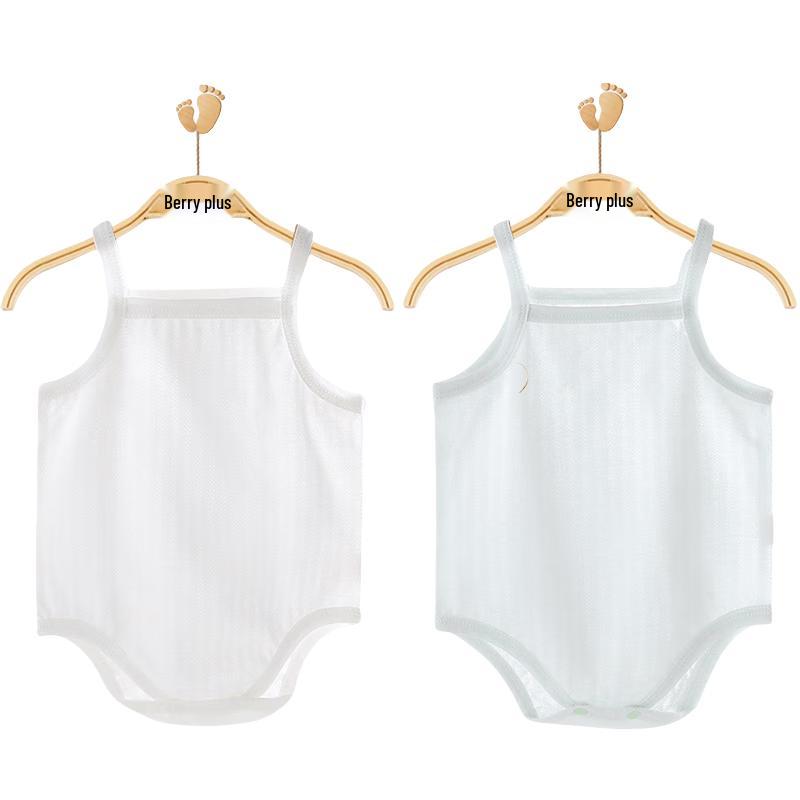 Babyprints 2-Pack Pure Cotton Sleeveless Bodysuit 66