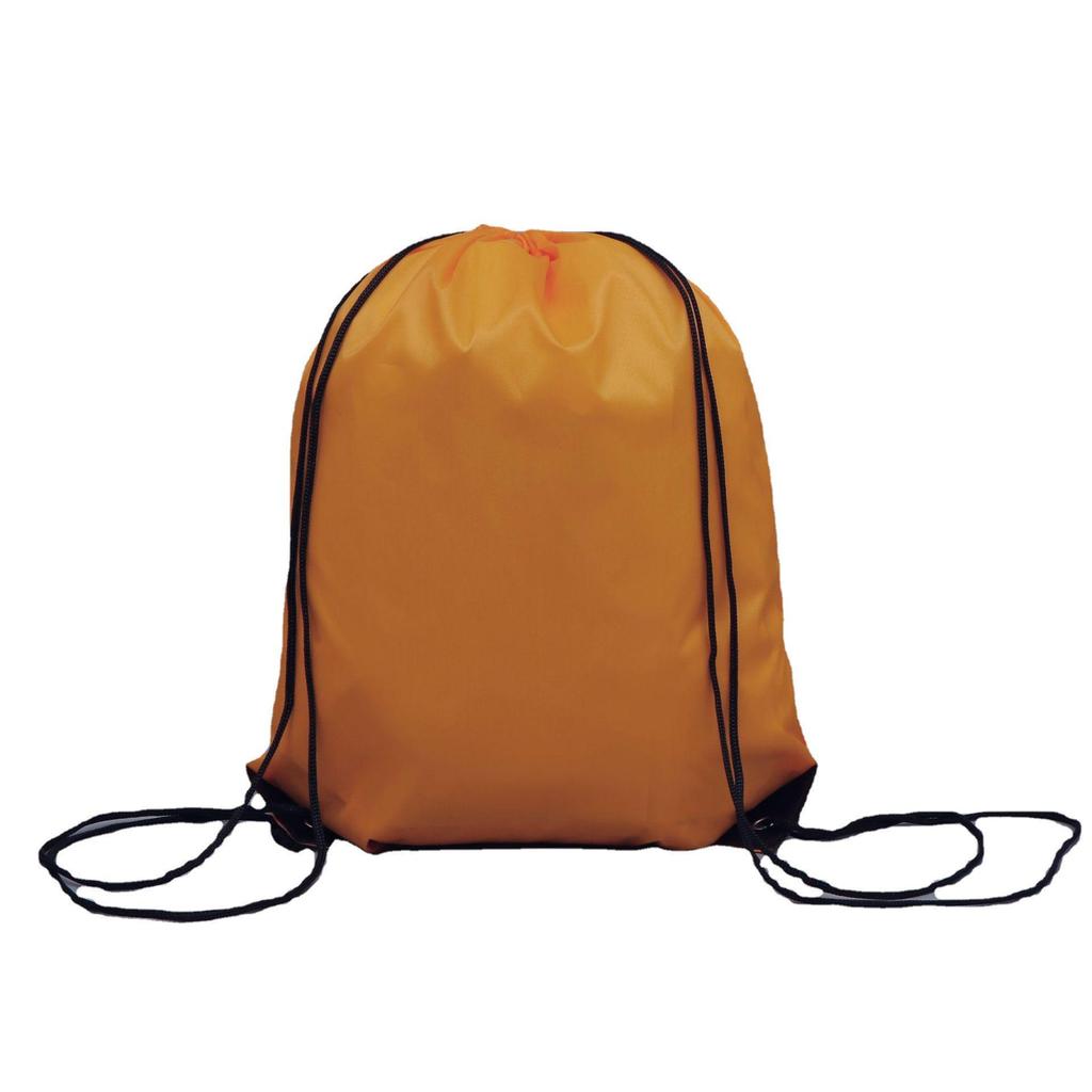Rainbow Double Shoulder Drawstring Backpack - 210D Polyester, Customizable Logo, Ideal for Sports or Gym.