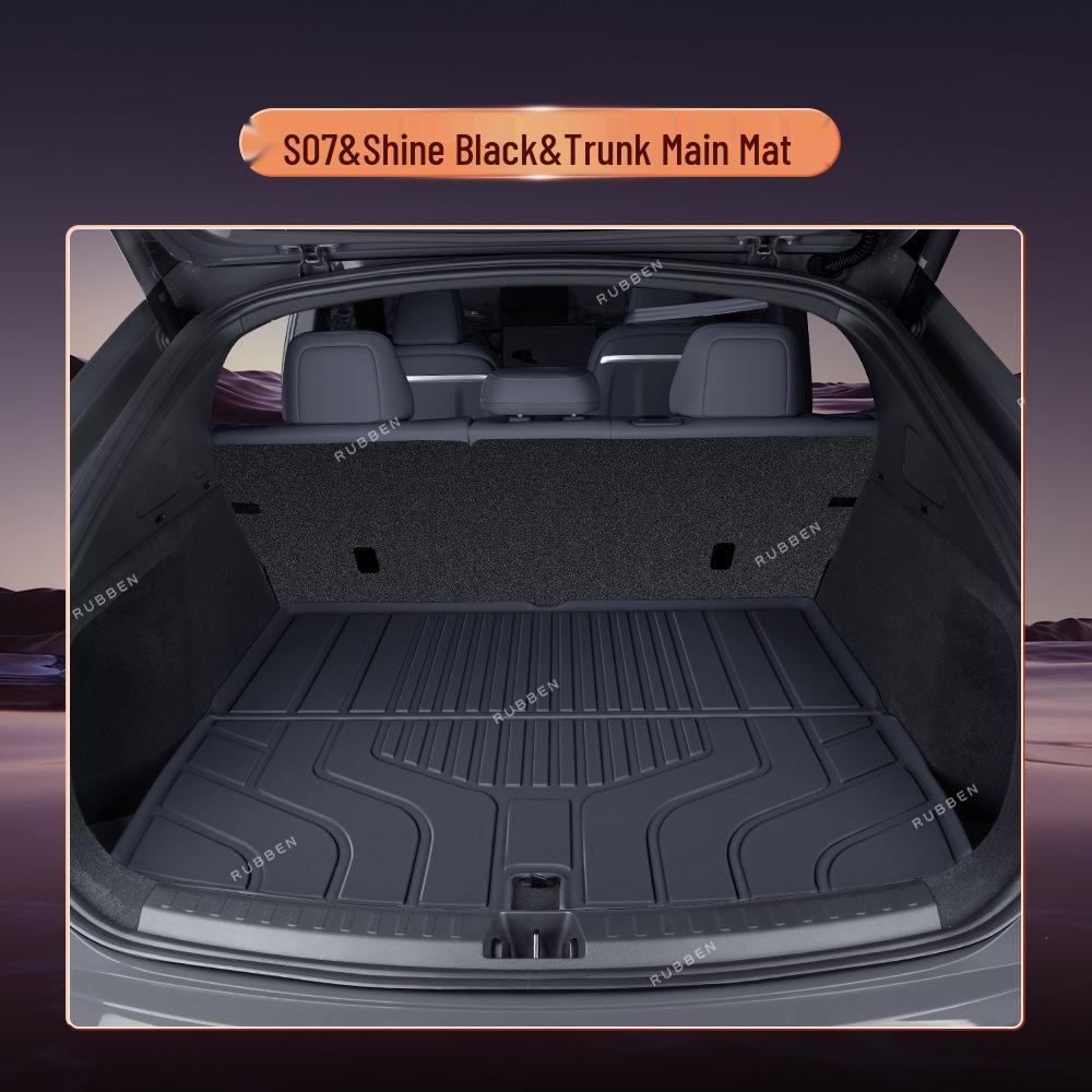 Dark Blue TPE Full-Coverage Waterproof Floor Mats for S05/S07/L07