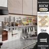 Wall Mounted Kitchen Storage Rack Multifunctional Waterproof Knife Holder Seasoning Simple Storage Rack Seasoning Storage Rack