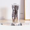 Creative Silver Ceramic Vase Simple Living Room Dining Table Home Decoration Ornaments Ceramic Hydroponic Silver Ceramic Vase