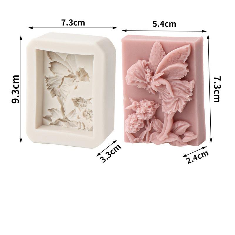 Candle Mold Non-stick Plaster Mold Baking Mold Flexible For Home Decoration DIY Projects Gift Making