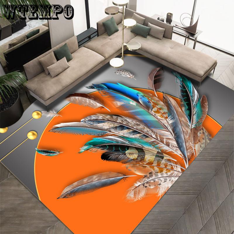 Wohnzimmerteppich Verschleißfest und Schmutzabweisend Sofa Couchtisch Teppich Haushalt Rutschfest Schlafzimmerteppich