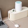 Plastic Practical Bedroom Tabletop Socket Cable Storage Case Easy To Use Cable Storage Box Portable Daily Use