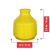 Jarrón/Maceta Decorativa de Cerámica para Sala de Estar, Decoración del Hogar Sin Flores (3.5 pulgadas)