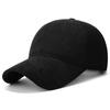 Solid Color Velvet Baseball Cap Velvet Cap Outdoor Warm and Cold Hat