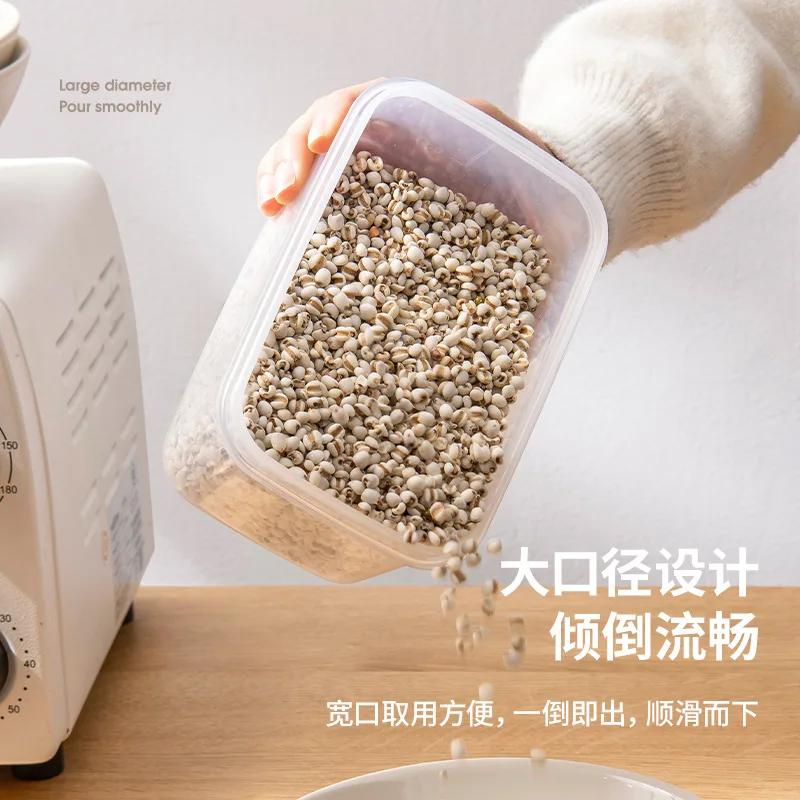 8pcs Set Kitchen Snap on Fresh-keeping Box, Sealed Container Moisture-proof Storage Container Food Grade Storage Containe