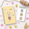 2026 Easter Stickers Cartoon Bunny Chicken Cute DIY Scrapbook Journaling Supplies for Kids Children Stationery