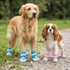 4 Pares Sola Resistente Antiderrapante Respirável Sapatinhos para Pet Meias Antiderrapantes para Cães Verão Viagem ao Ar Livre