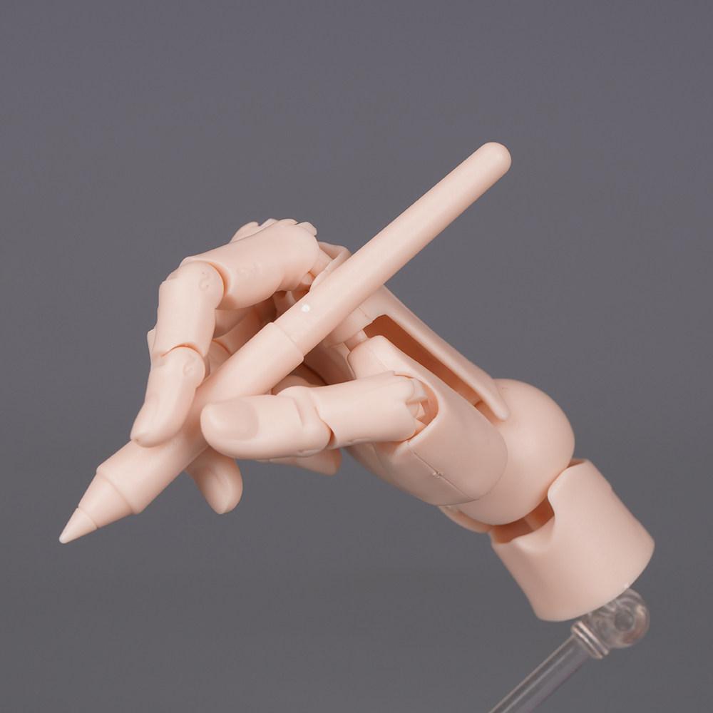 1/2 Scale Mini Hand Figure Gashapon Action Figure Model Toys Highly Articulated Finger Joints Right Hand for Drawing Sketch