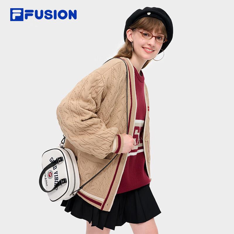 FILA FUSION Women s V-Neck Woven Cardigan XS