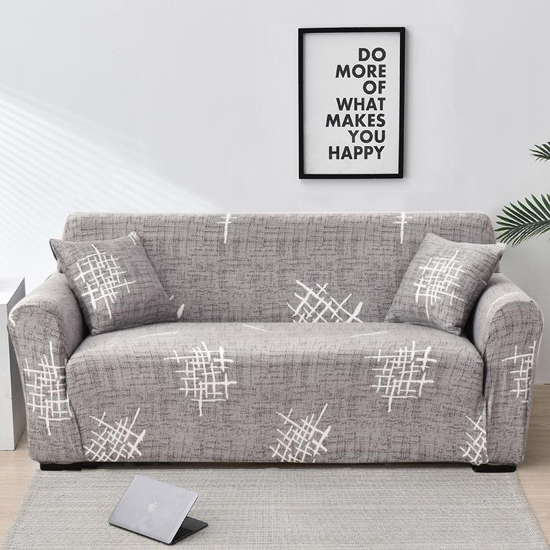 Floral Printing Elastic Slipcovers Stretch Sofa Covers For Living Room Corner Couch Cover Sectional Armchair Cover 1/2/3/4 Seat