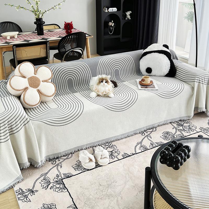 High-end Chenille Sofa Towel New Cushion Cover Blanket Full All-inclusive Universal Cover