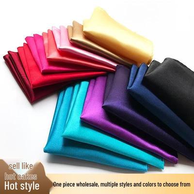 Fazzoletto da taschino tinta unita da uomo per abiti - Sciarpa Accessorio Matrimonio & Affari Multicolore
