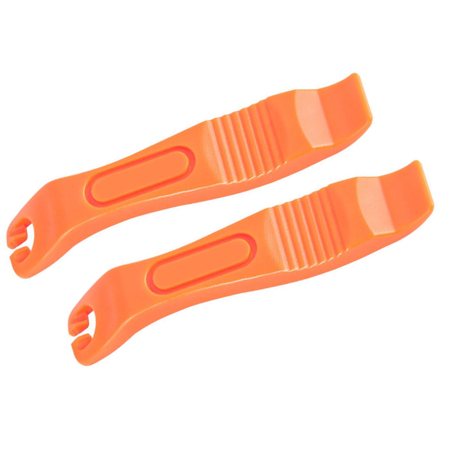 

2 шт. Портативная пластиковая лопатка для велосипедной шины, инструмент для снятия велосипедной шины, инструмент для установки велосипедной шины, открывалка, инструмент для ремонта оранжевый