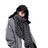 Retro British style imitation cashmere versatile dual-purpose long scarf female autumn and winter warm student couple scarf shawl