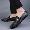 Brand High Quality Men's Casual Shoes Luxury  Leather Flats Wedding Designer Shoes Men Moccasins Mens Slip-On Soft Sole Loafers