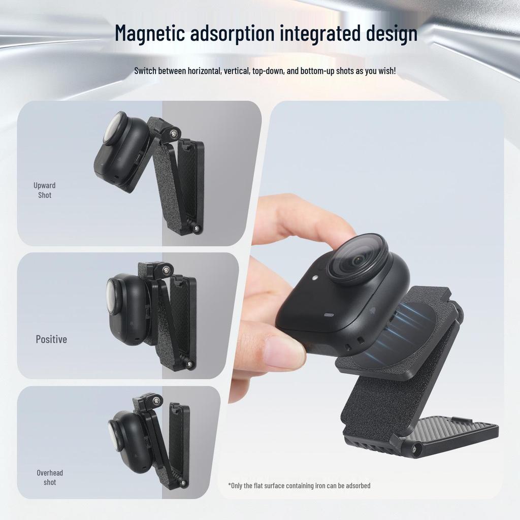 Magnetic Quick-Release Adjustable Mount for Insta360 GO Camera