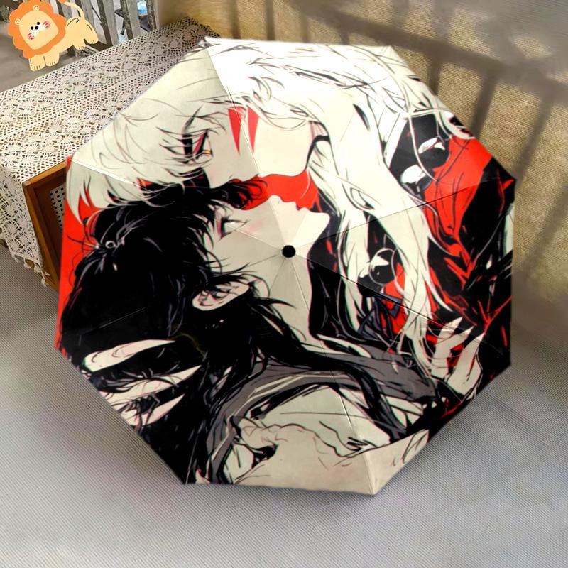 Passionate Embrace: Love's Intensity Folding umbrella Portable Umbrella Sun umbrella light travel