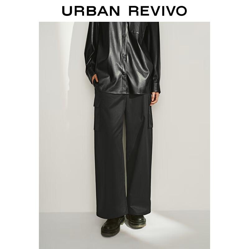 UR Women s 2025 Spring Elastic Waist Tapered Cargo Pants XS