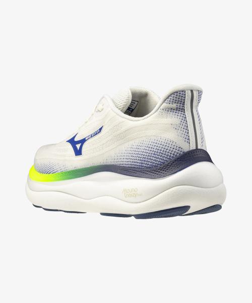 Mizuno Wave Sky 9 Superwide - Snow White:Surf the Web:Lightning Yellow [J1GC251151]