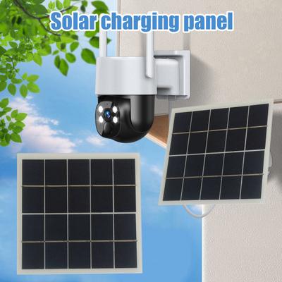 4W 12V Solární panel Přenosný Lehký Typ-C Venkovní Bezpečnostní Kamera Mobilní Telefon Světlo Hračka 3.7-5V Baterie Solární Nabíjecí Deska