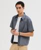 LEIRE Essential Striped Short Sleeve Shirt [Navy]