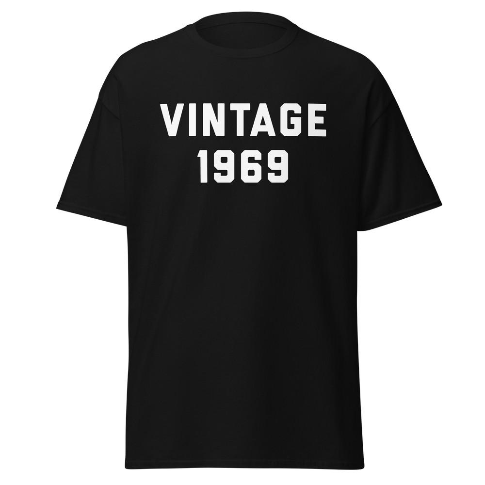 

Vintage 1969 funny t shirt tee Gift Idea Birth Year XL